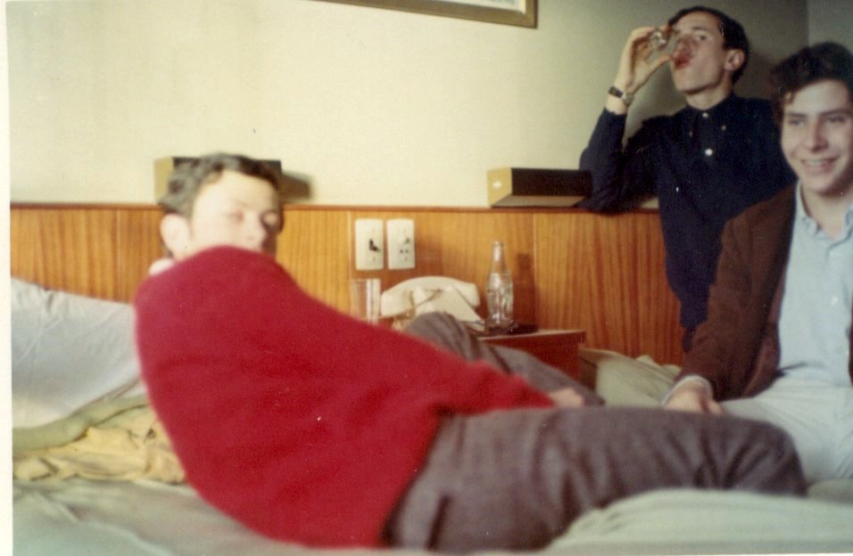 Zacarías Korn, Christian Cood y Marcos Zylberberg, viaje de estudios 1966