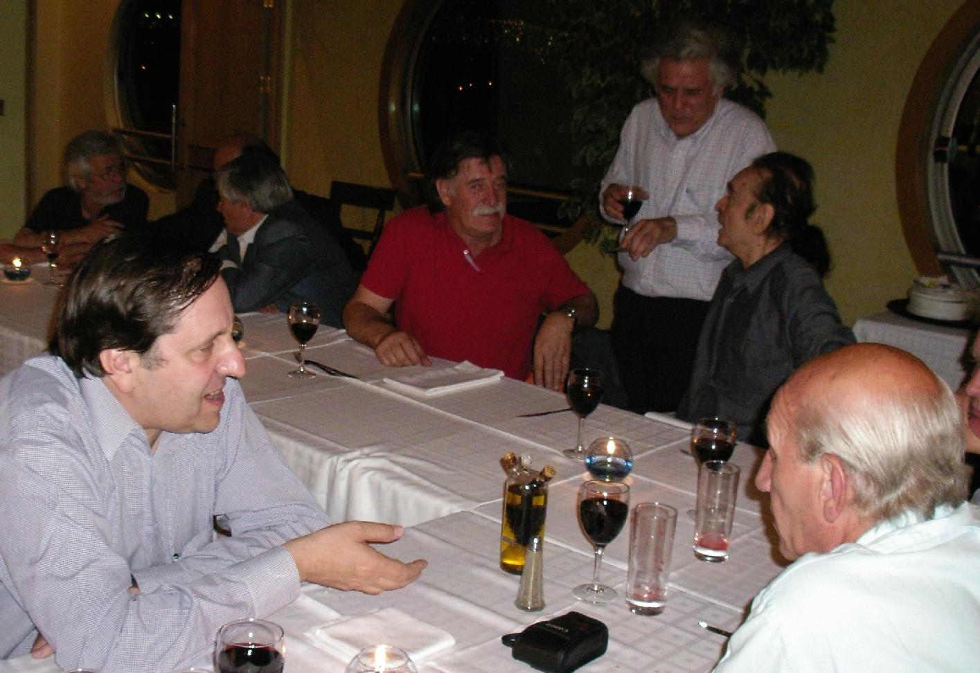 Nicolás Simunovic, Peter Vermehren, Andrés "Titi" Gana, Teddy Queirolo y Fernando Jothier