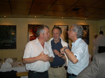 Enrique Winter, Jorge Skarmeta y Ernesto Aracena