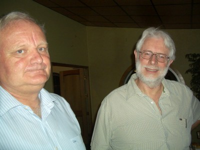 Peter Reid y Klaus Ohmenzetter