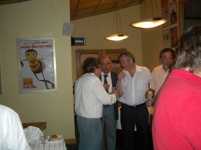 Sergio Zacharías, Javier Pinto, Enrique Winter y Pedro Bustos