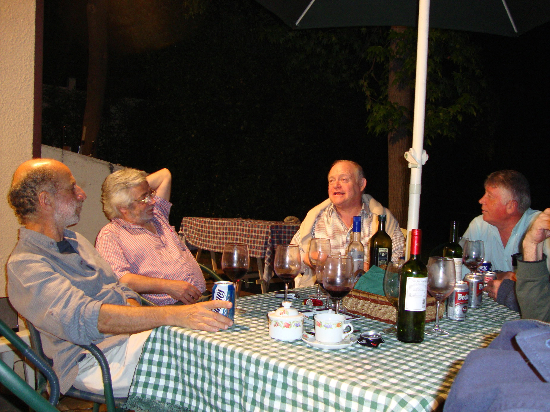 José Fliman, Tato Dionizis, Ricardo Borzutzky y Charlie Cunliffe