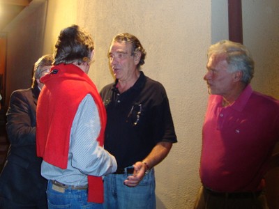 George Garcelon, Juan Carlos Grunwald y Edmund Grasty