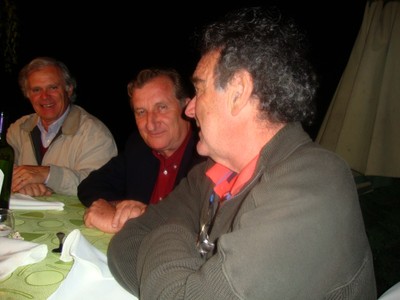 Max Burr, Cristián Haleby y Juan Carlos Grunwald