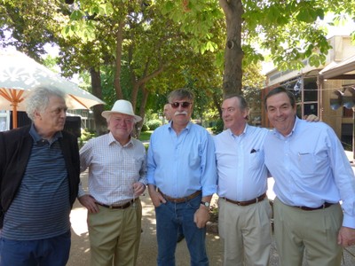 Andrés Gana, Ricardo Borzutzky, Peter Vermehren, Juan Serrano y Ernesto Escobar